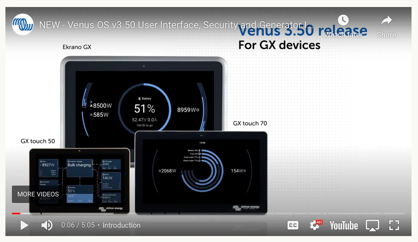 Updating to Victron Venus OS v3.50