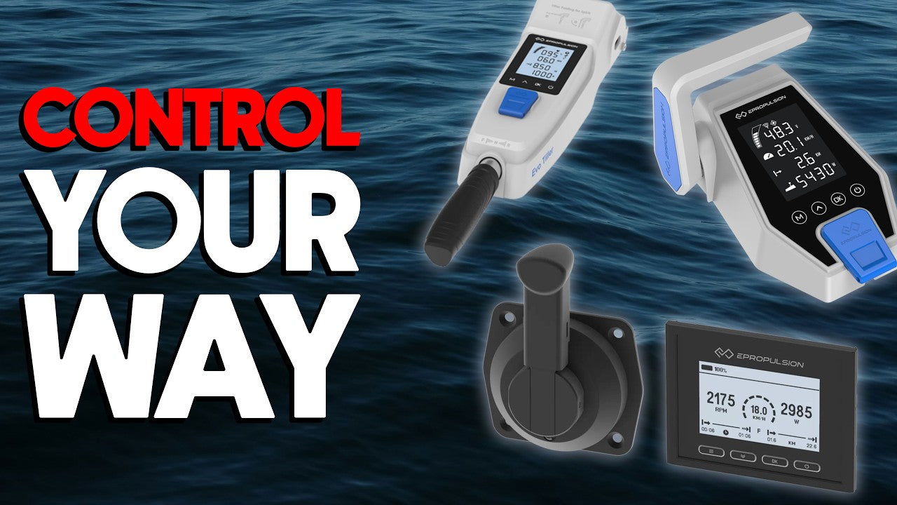 Ultimate ePropulsion Evo Controls Guide — Tiller, Remote, Side Mount Explained