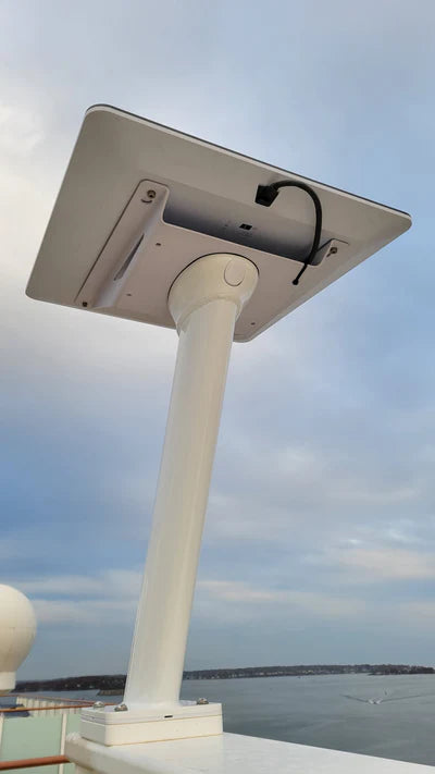 Seaview Global Starlink Pedestal Mount 16" IMounted and in use