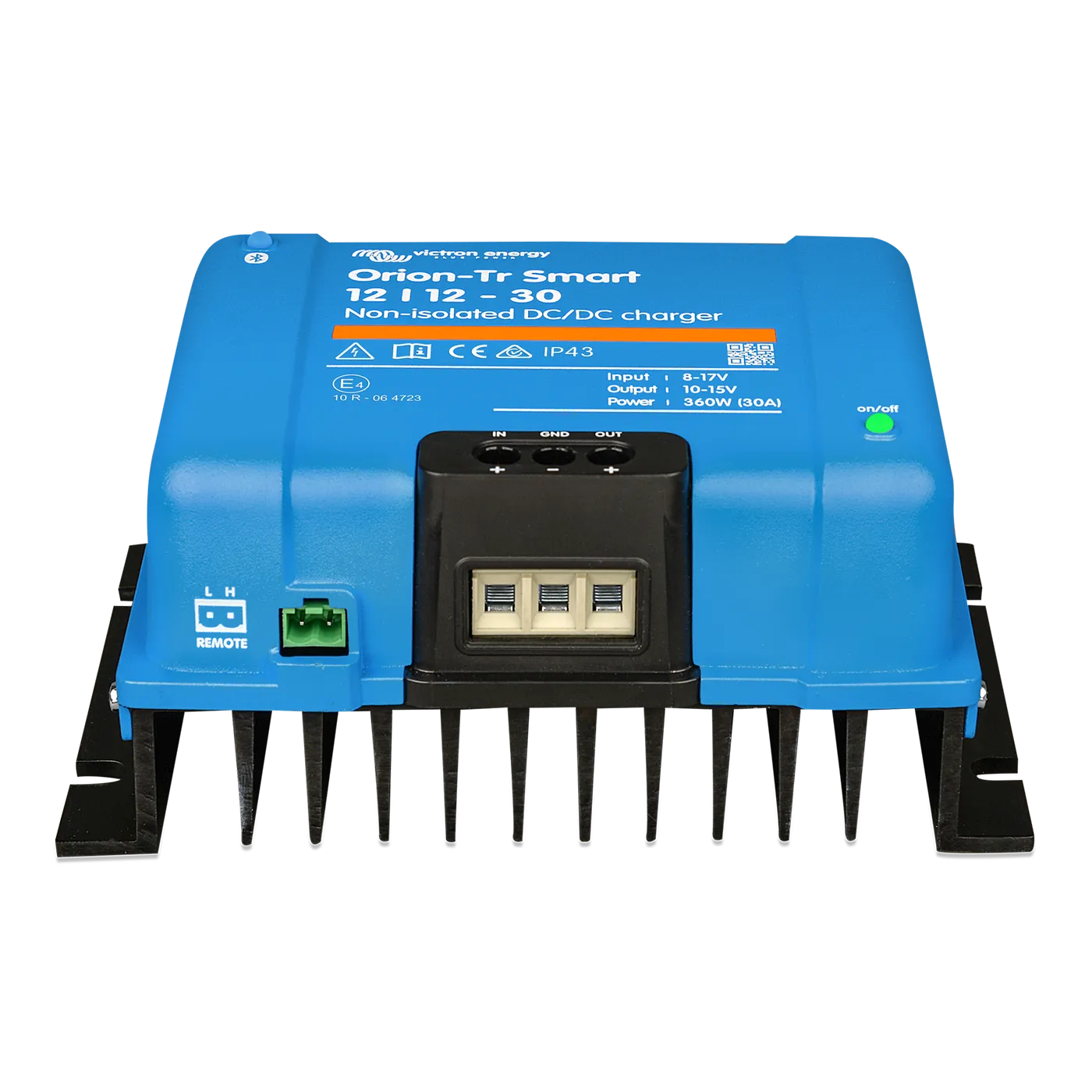 Victron Orion-Tr Smart DC-DC Charger Non-Isolated 30A top front view