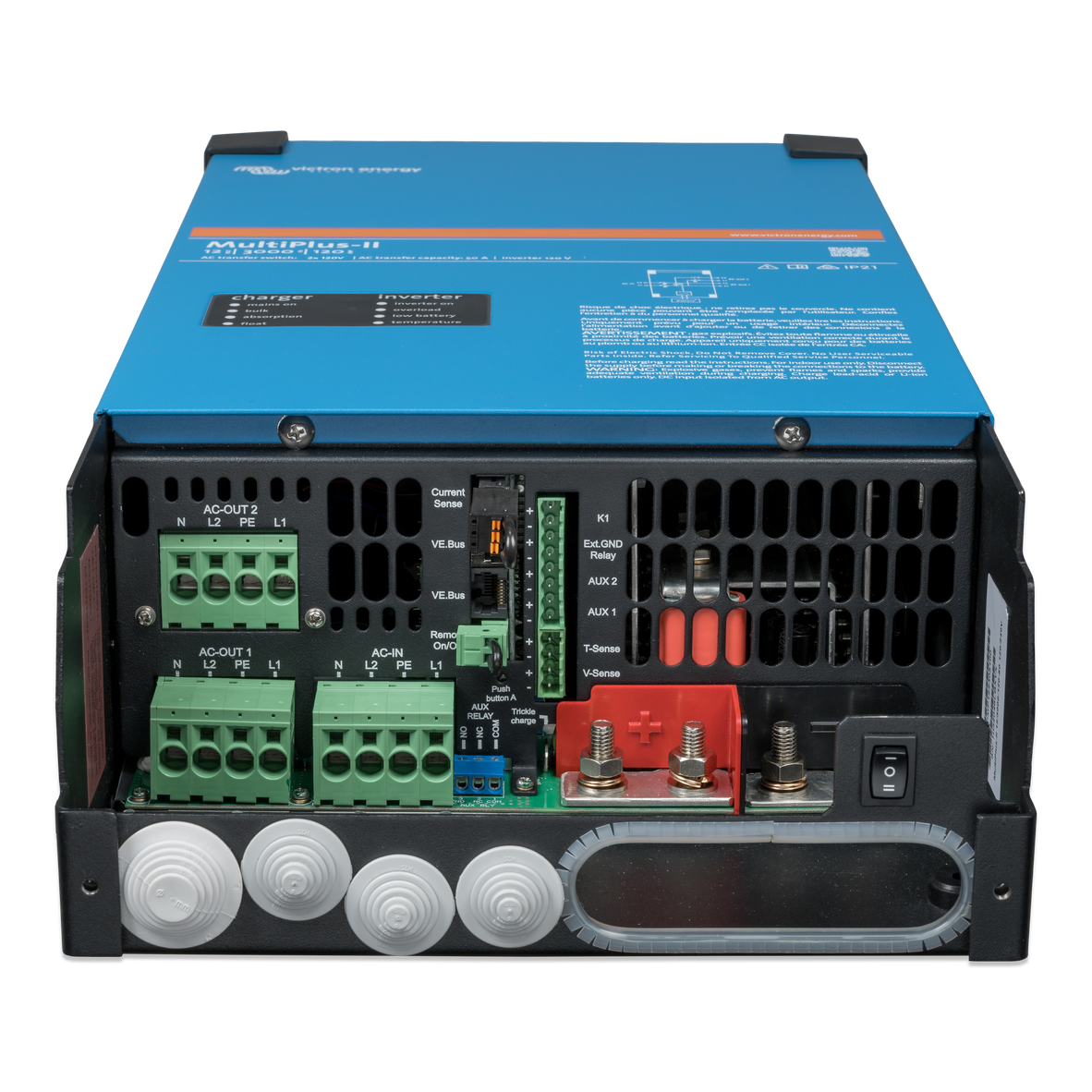 MultiPlus-II 12/3000/120-50 2x120V Connections