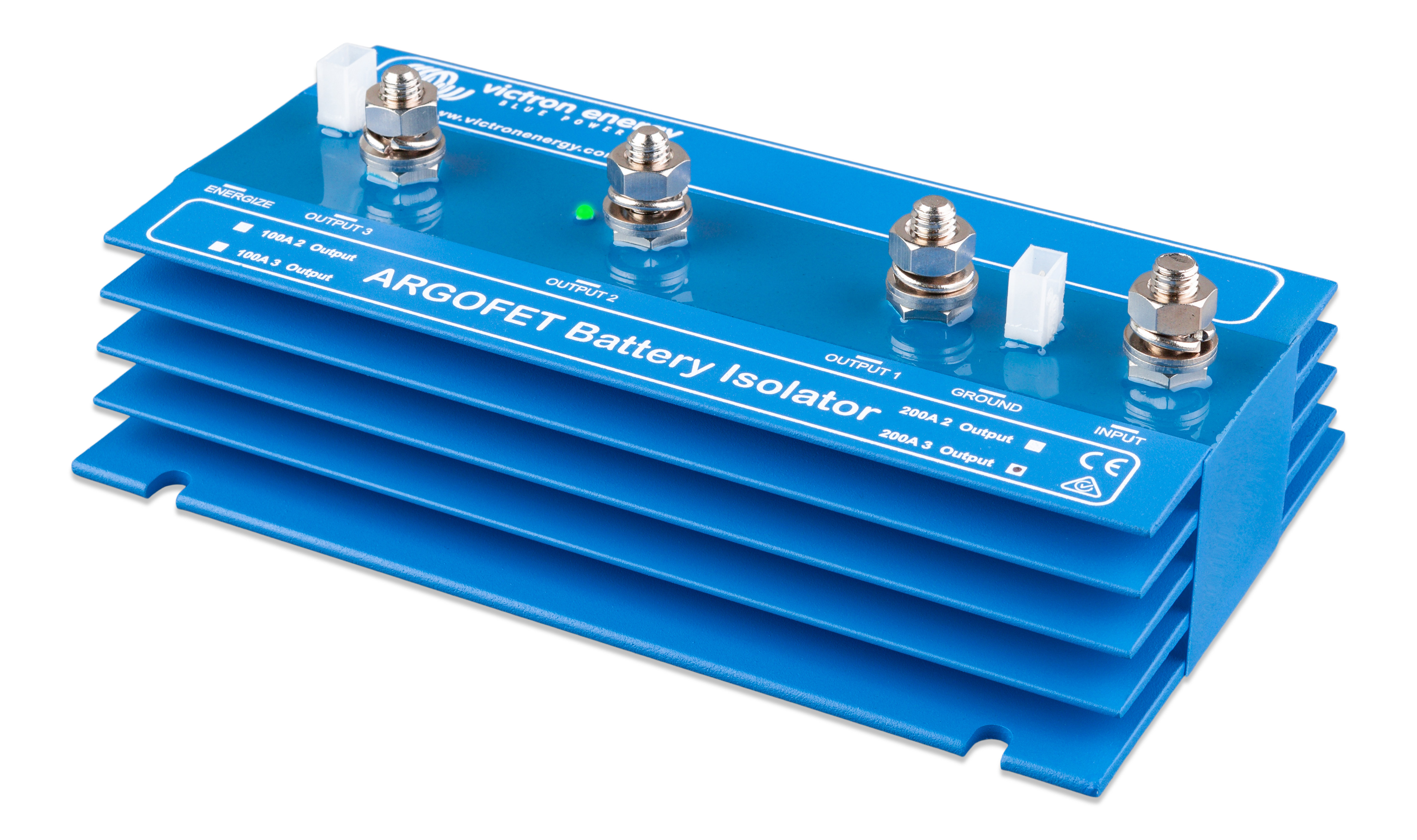 Victron Energy Argofet Battery Isolators 200A 3 front top view