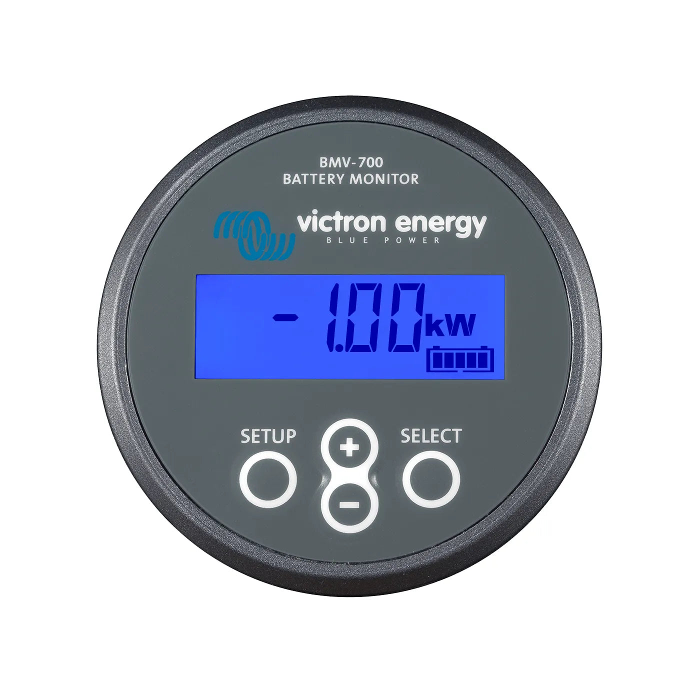 Victron Battery Monitor BMV-700 kilowatts display