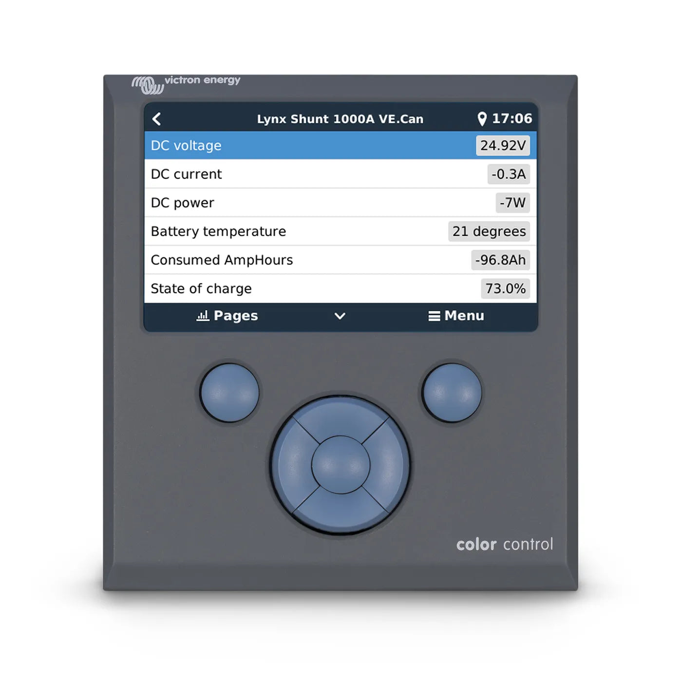 Victron Color Control GX display DC