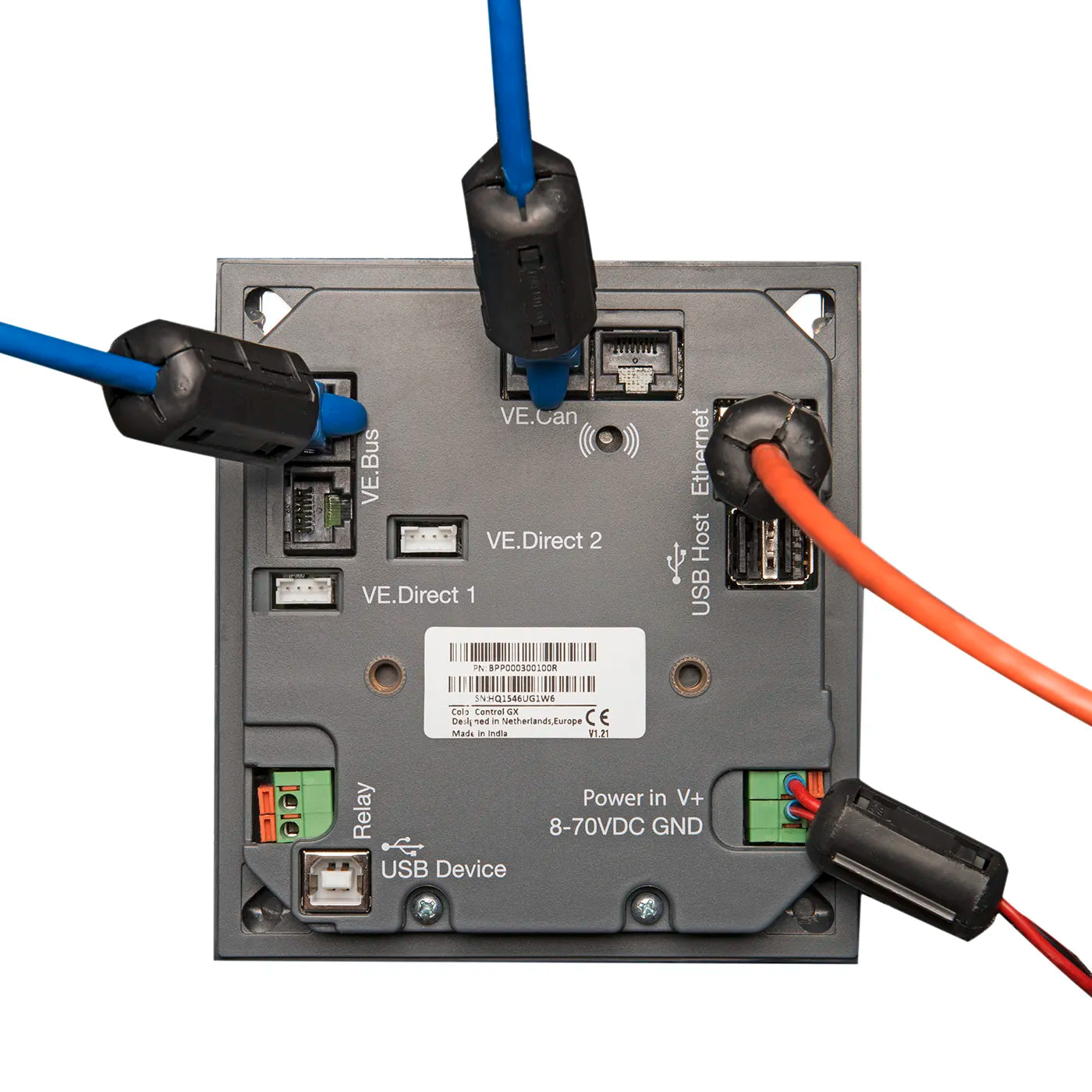 Victron Color Control GX rear connections
