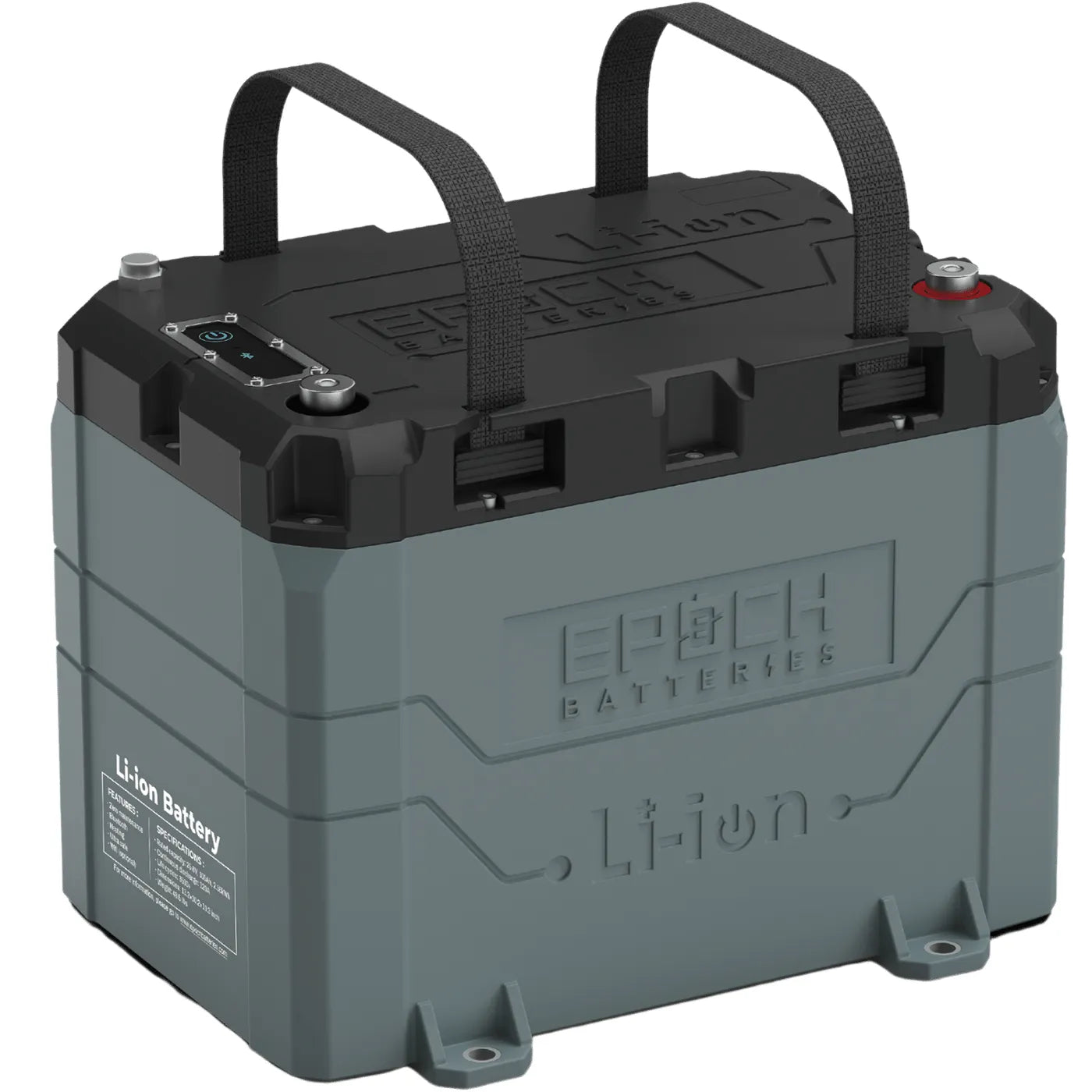 Espich lithium-ion battery on a white background