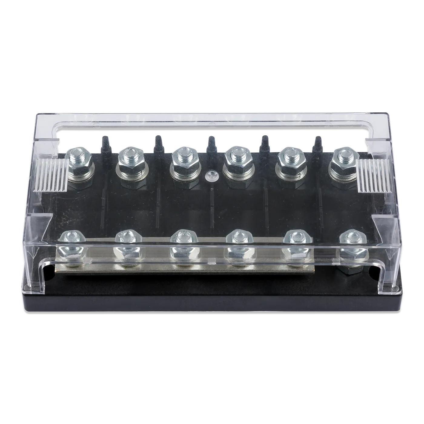 Victron Six-Way Fuse Holder for Mega-Fuse with Busbar closed view