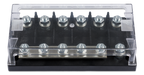 Victron Six-Way Fuse Holder for Mega-Fuse with Busbar closed view