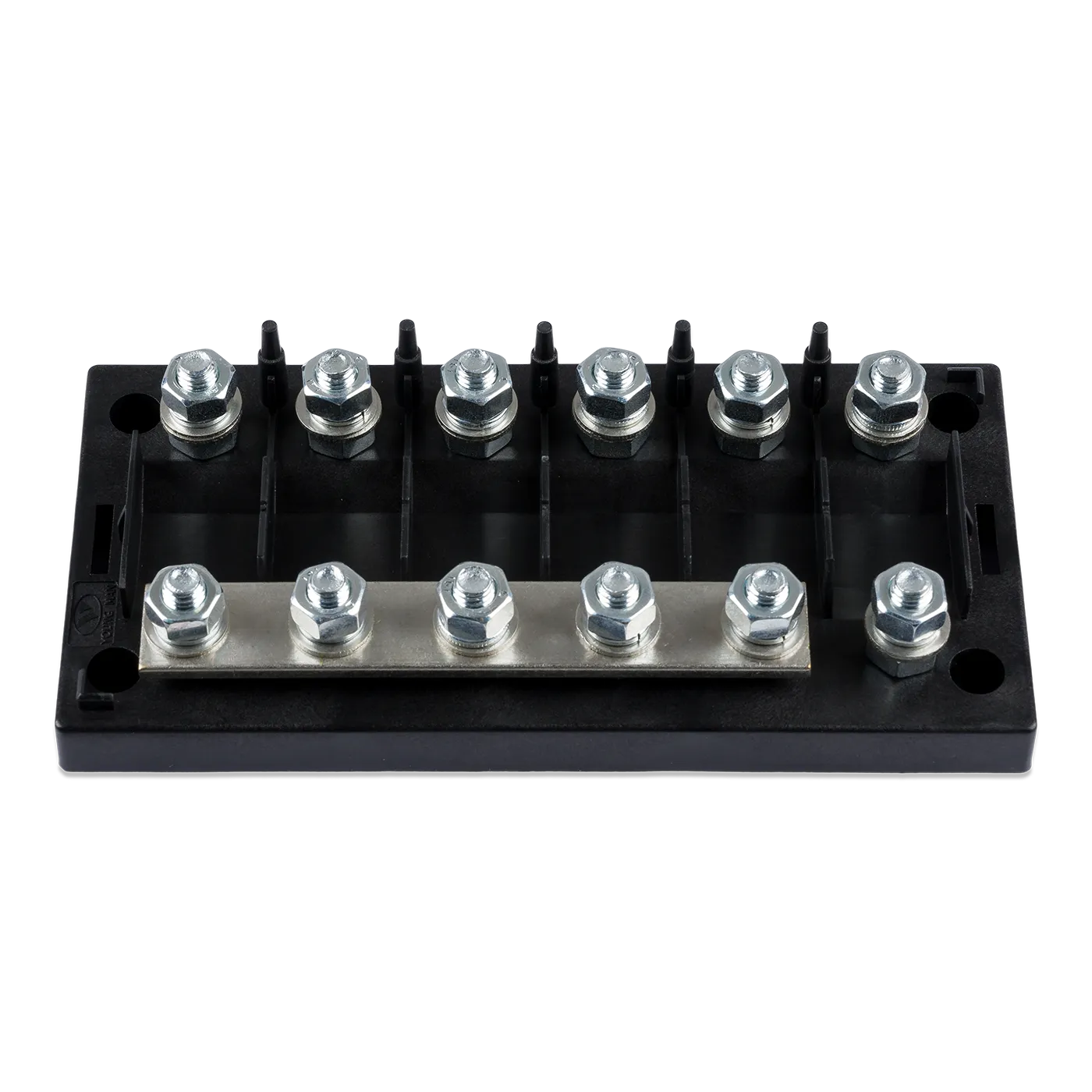 Victron Six-Way Fuse Holder for Mega-Fuse with Busbar fuse holder view