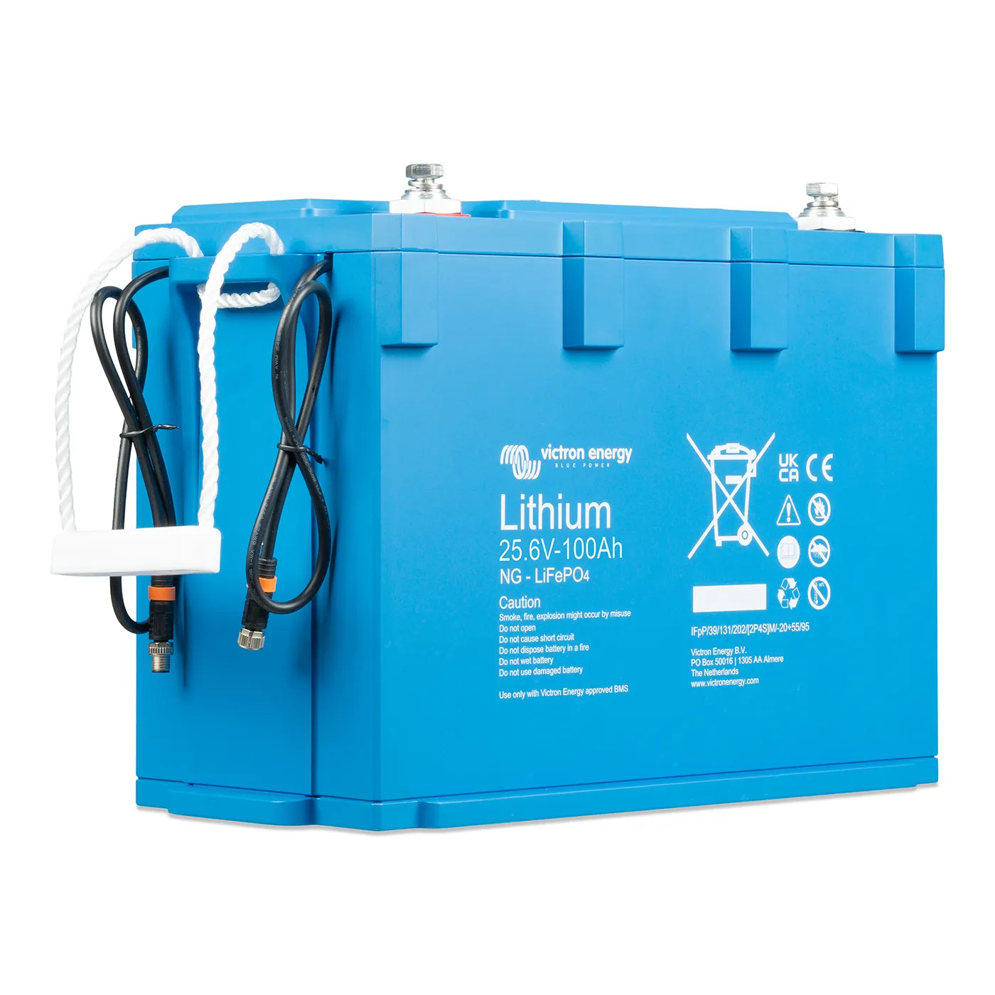 Victron Lithium NG 25.6V/100Ah LiFePO4 battery, side view