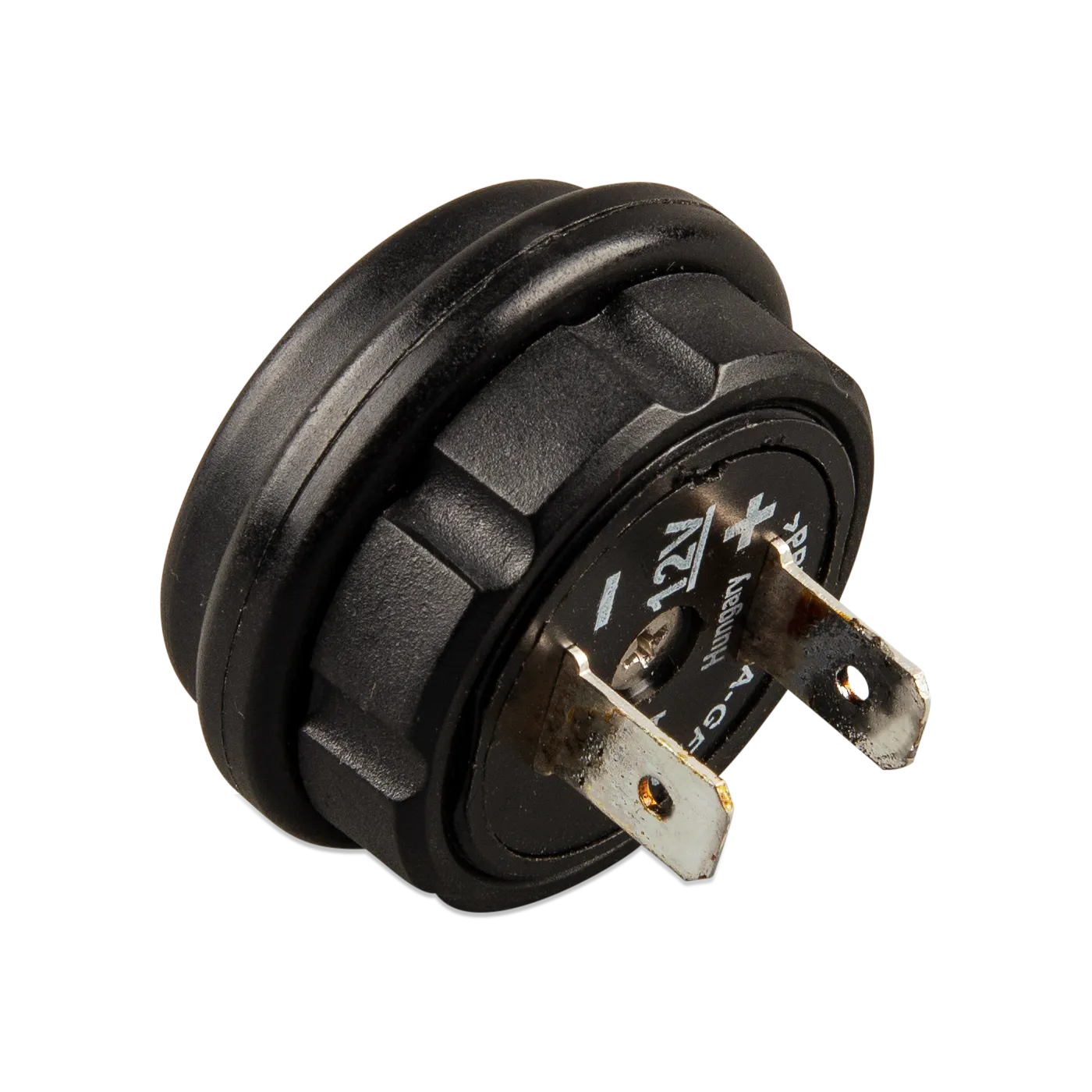Victron MagCode Power Port 12V front labeled view