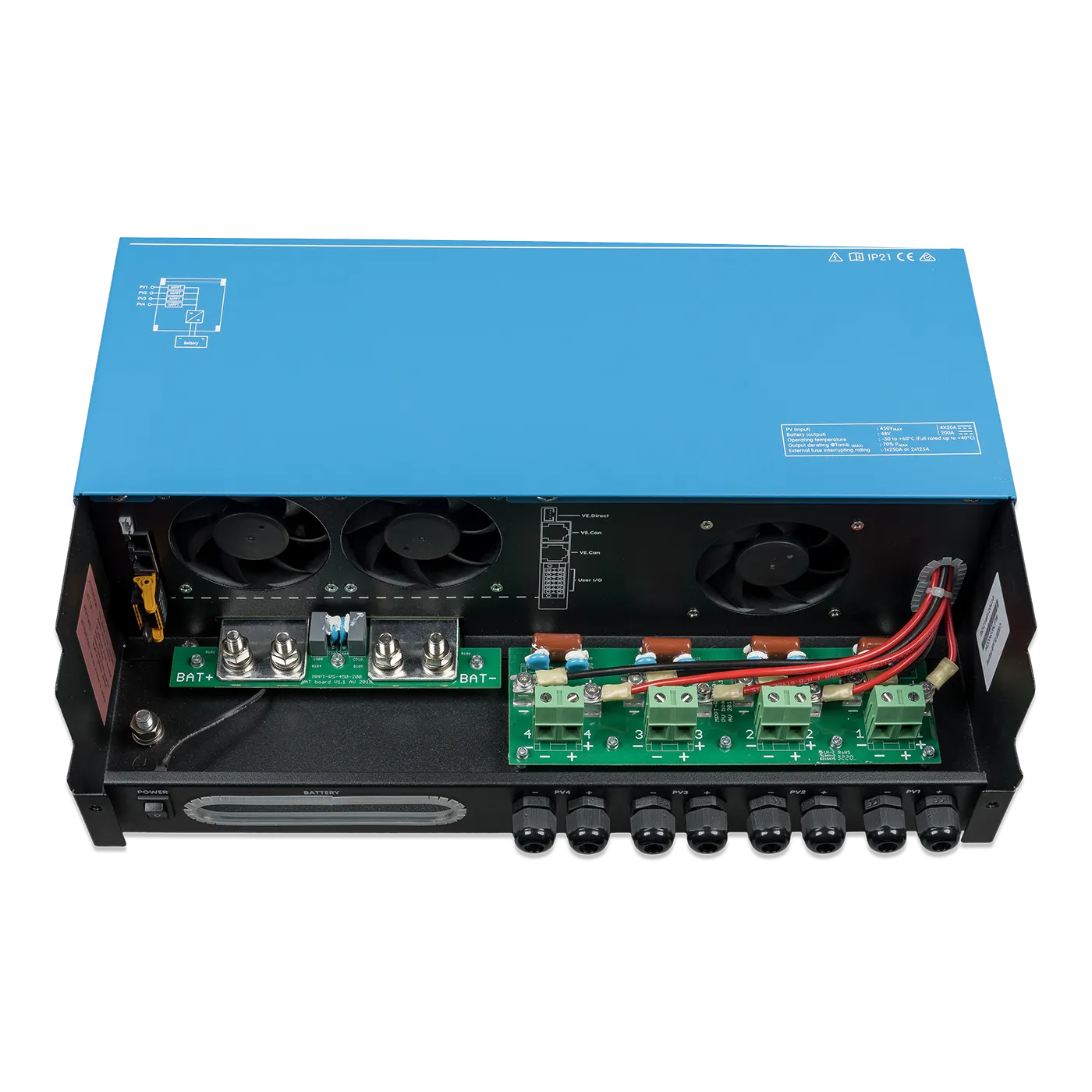 Victron SmartSolar MPPT RS interior