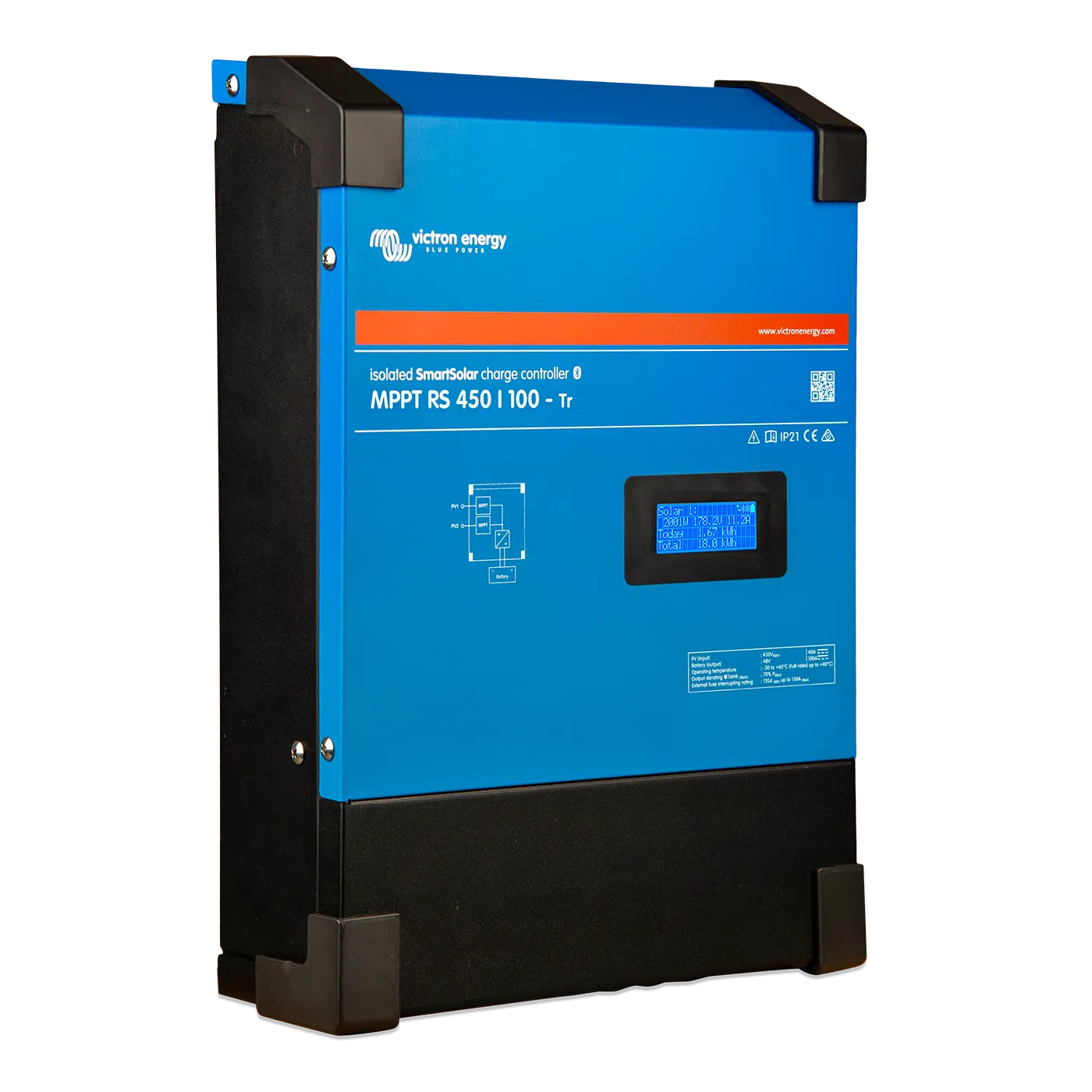 Victron SmartSolar MPPT RS front left view