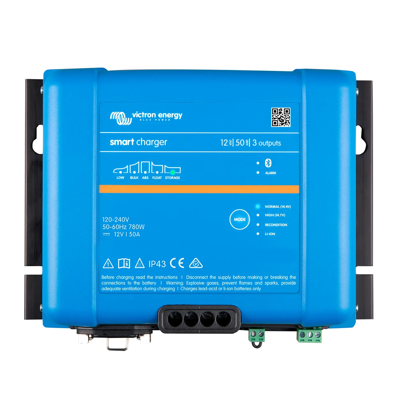 Victron Energy Smart IP 43 Charger 12V 50A - 3 Output