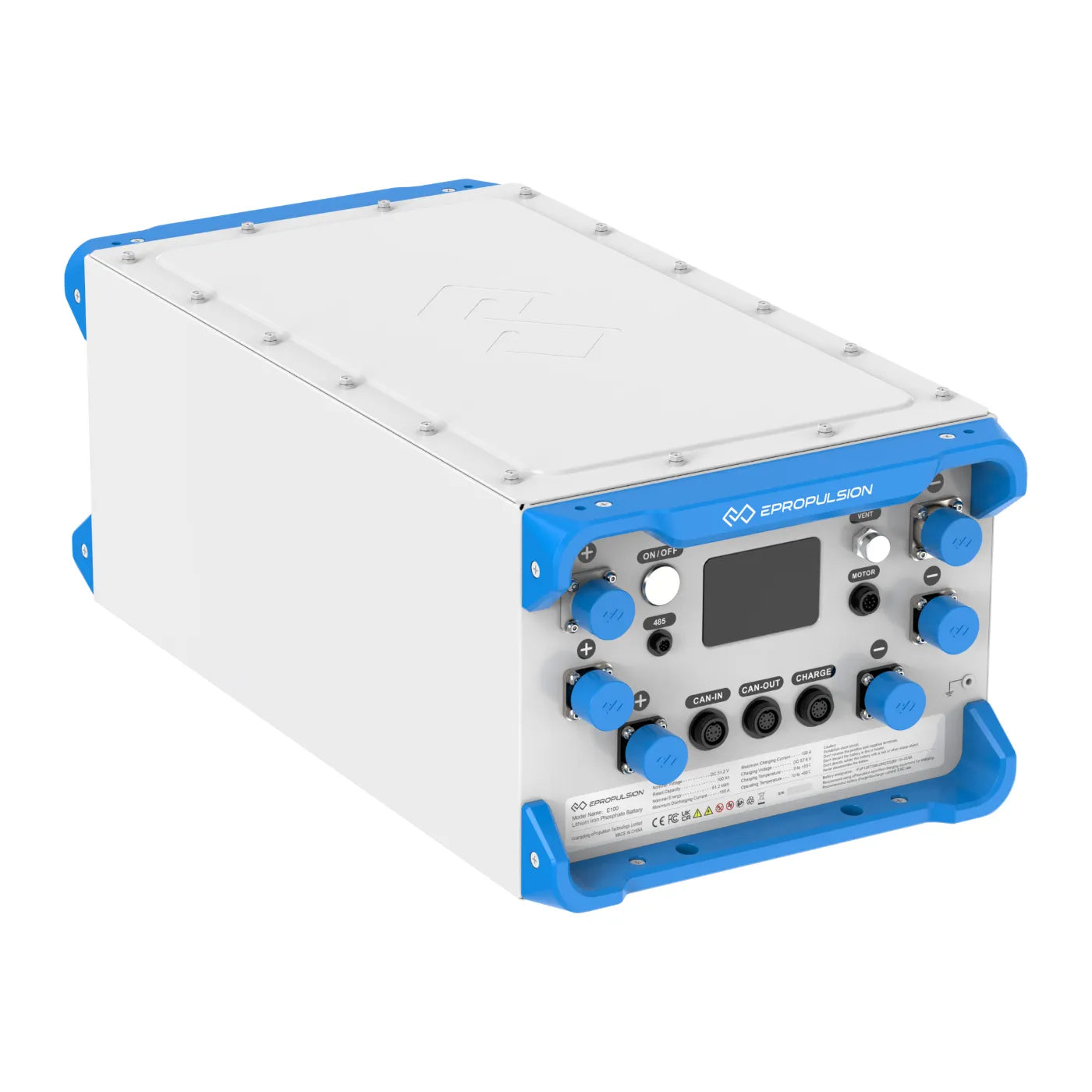 ePropulsion E100 5120Wh LiFePO4 battery, IP67 all-metal housing