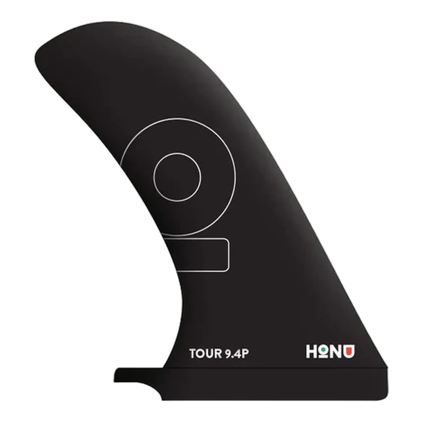 Honu Tour 9.4 touring SUP fin, tool-free thumbscrew mount