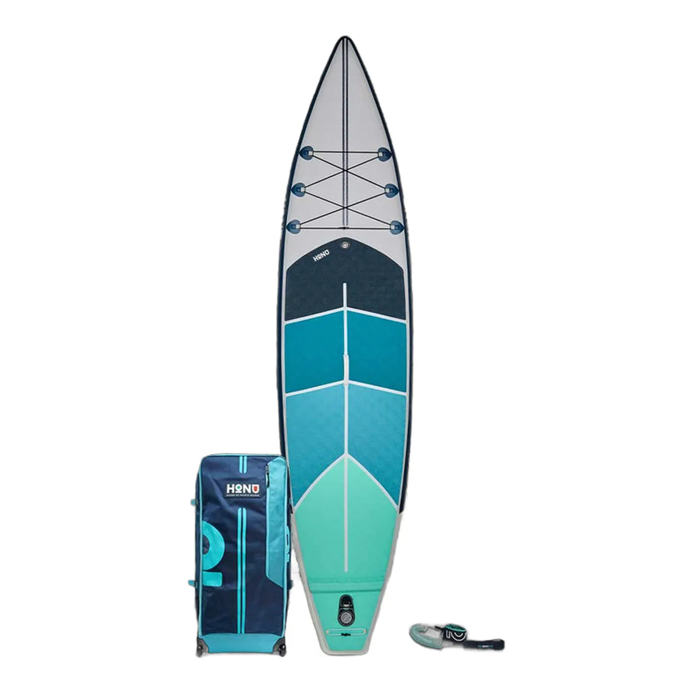 Honu Sorrento 11'3 touring inflatable paddle board, Perfect Day colorway