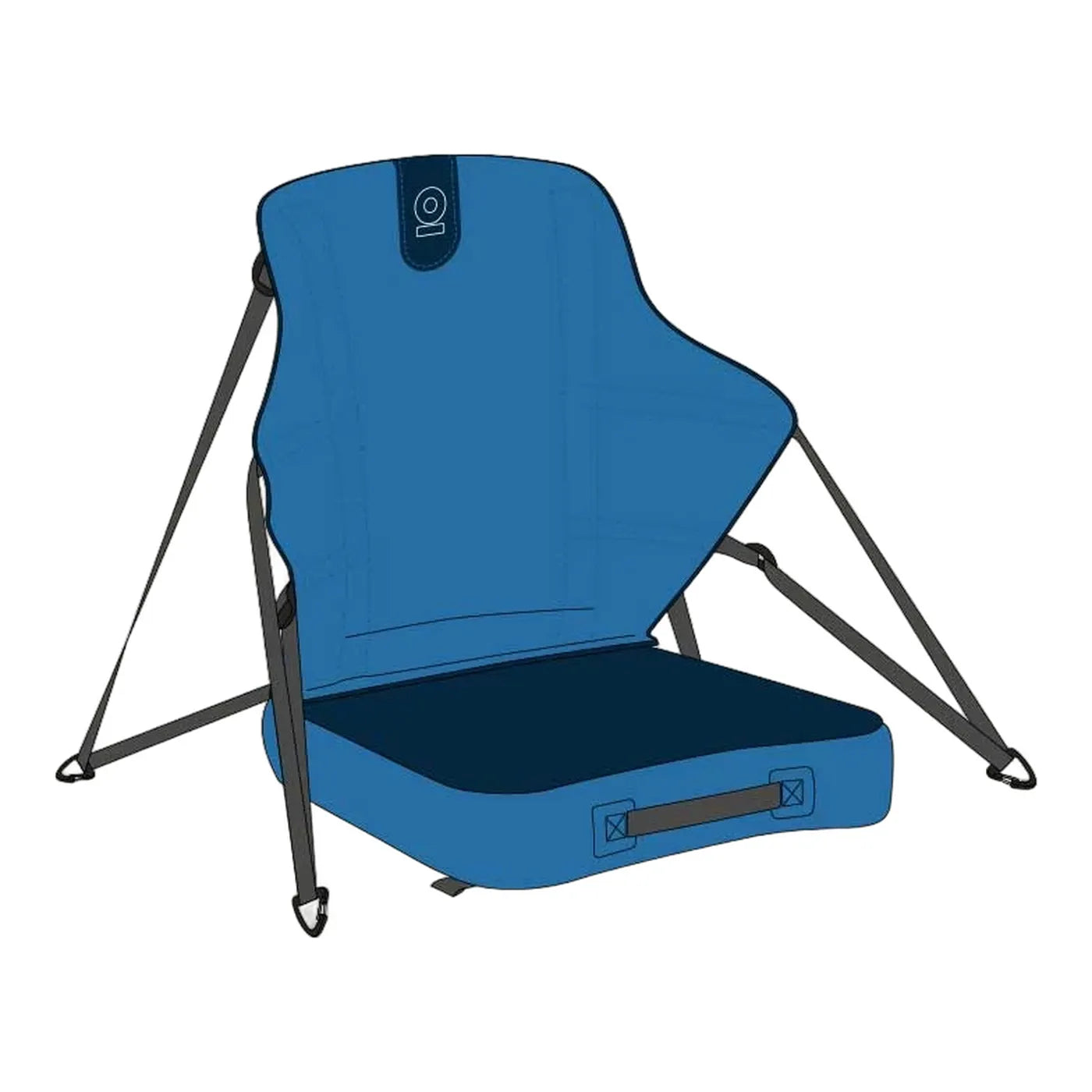 Honu SUP X kayak seat with fiberglass-reinforced high back