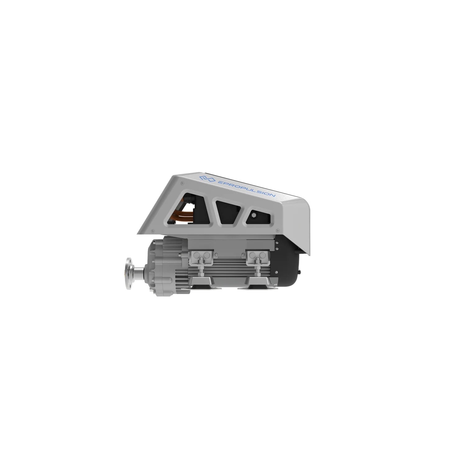 ePropulsion I-10 10 kW 96V electric inboard motor, front view