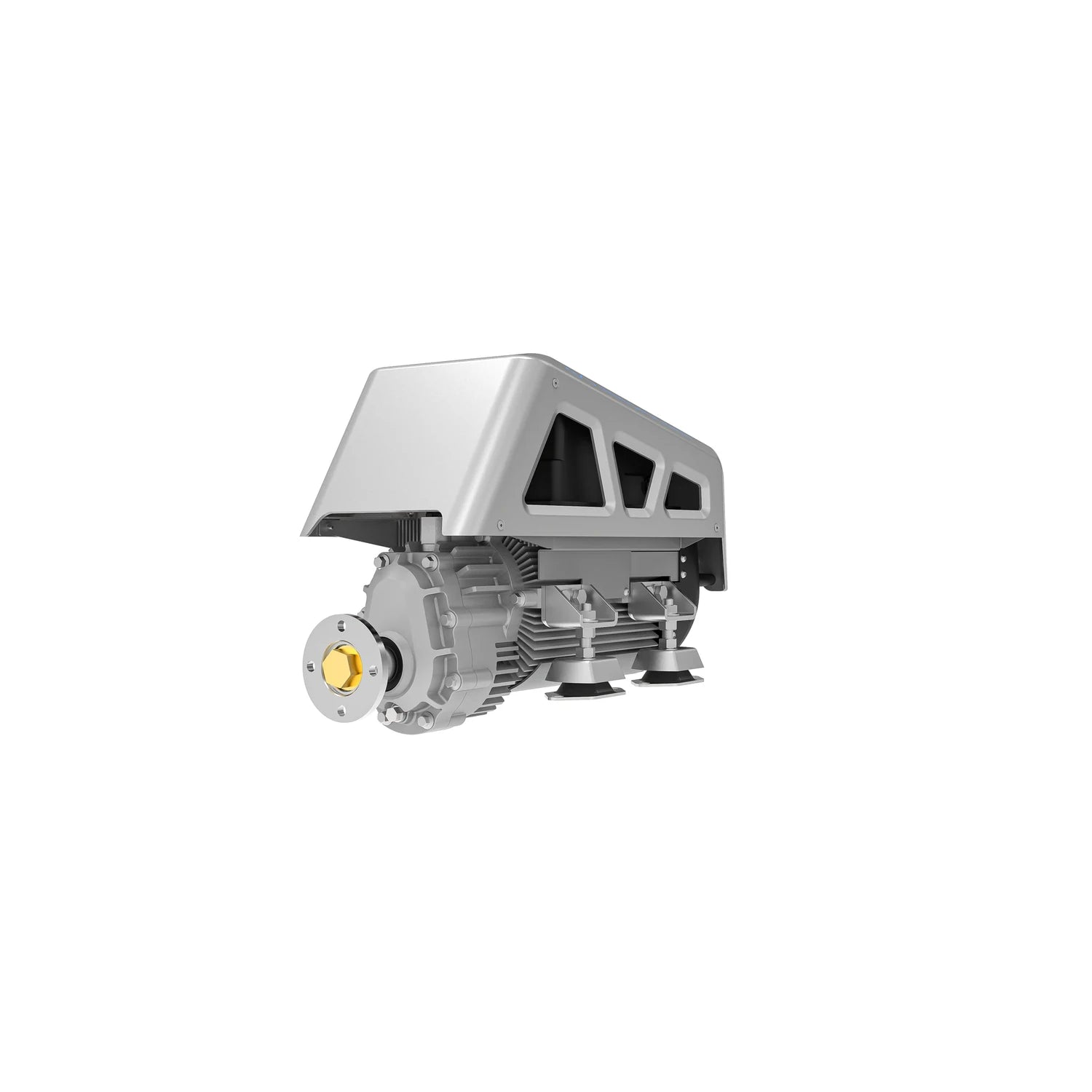 ePropulsion I-10 96V electric inboard motor, rear view