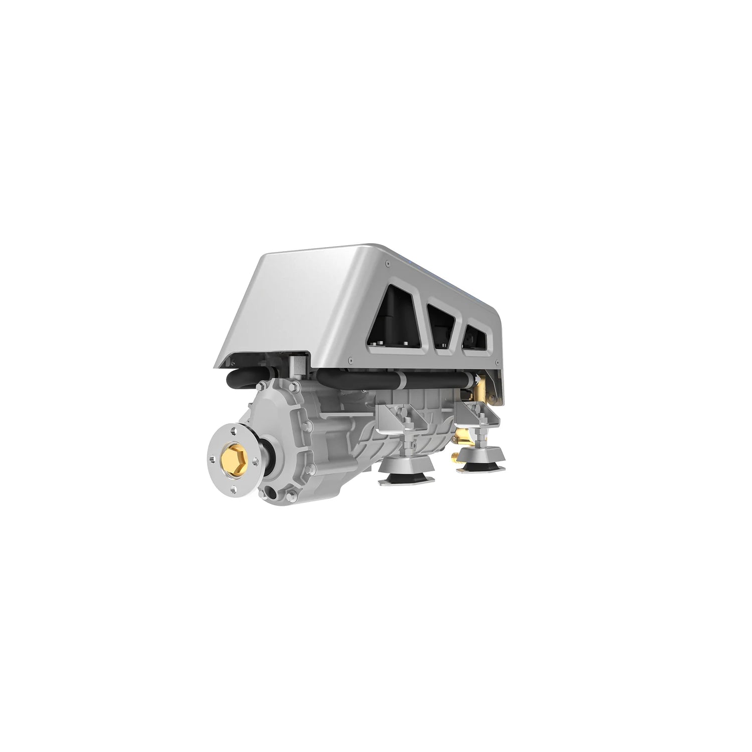 ePropulsion I-20 20 kW 96V electric inboard motor, front view