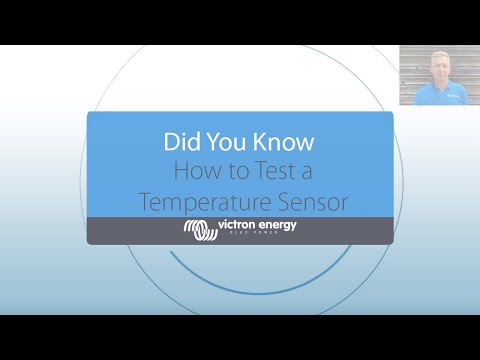 Testing a Temperature sensor QUA/PMP/Venus GX