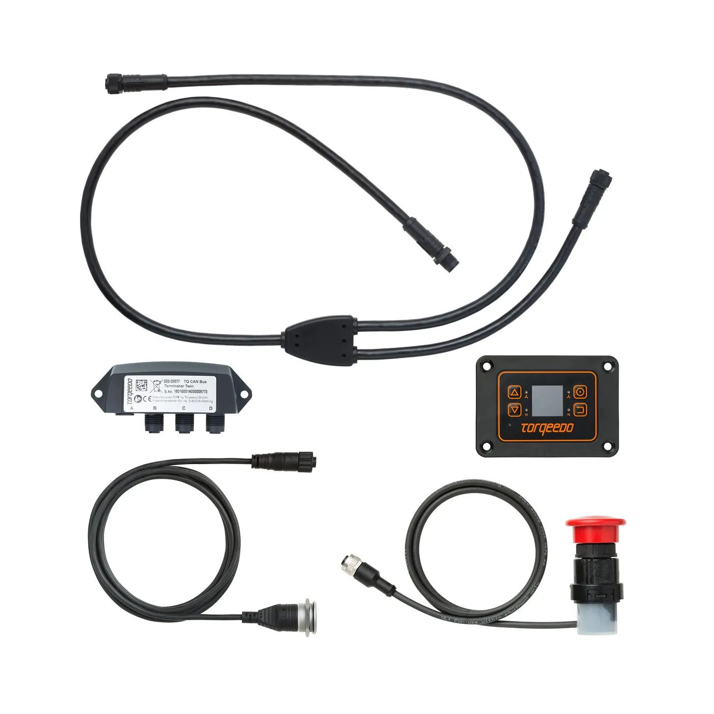 Torqeedo Throttle Sail Side Mounting full kit