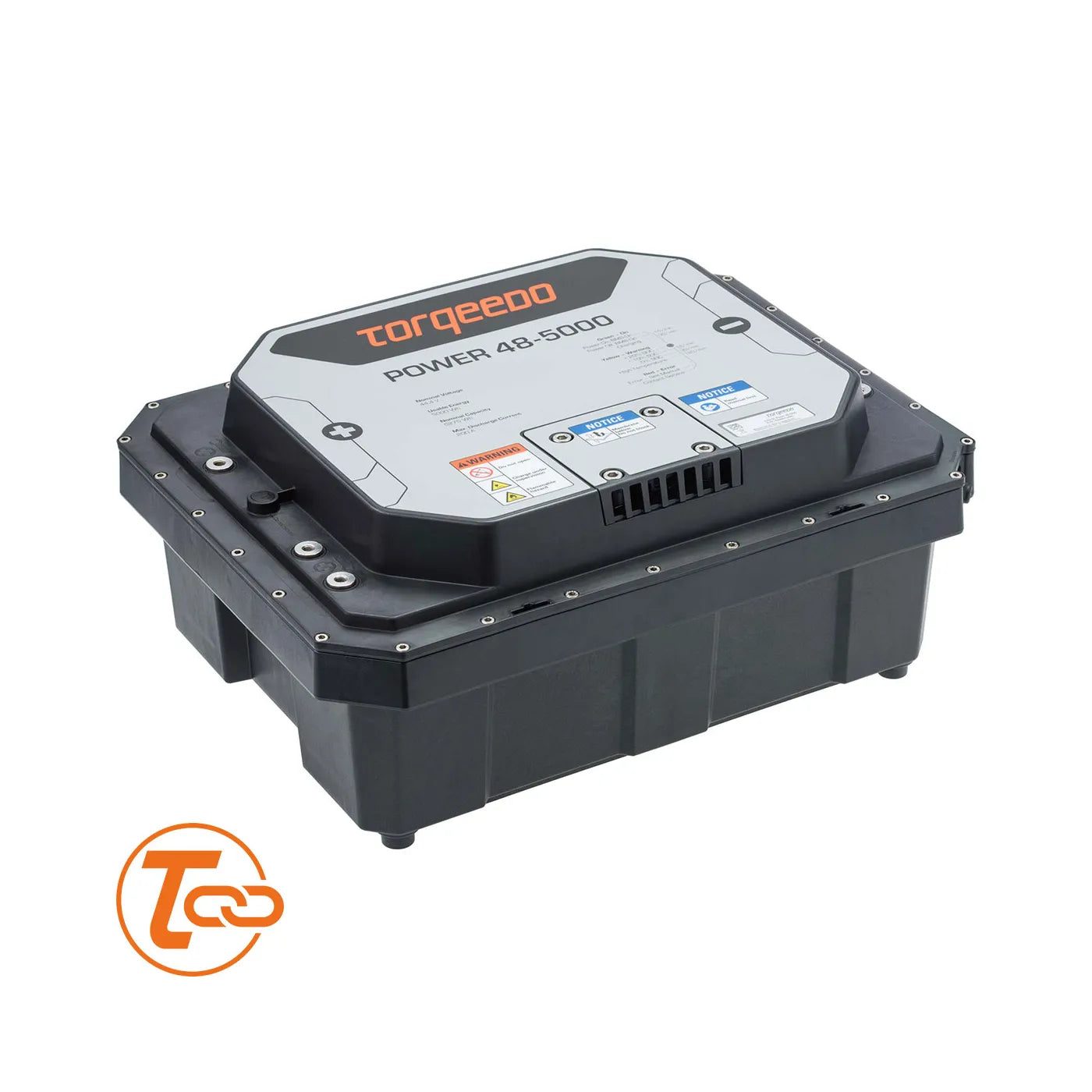 Torqeedo Power 48-5000 lithium battery - front quarter view left