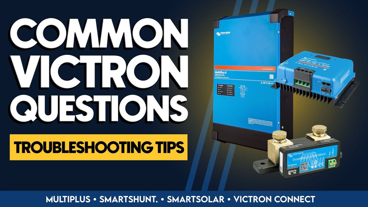 Wes answers common Victron troubleshooting questions at the Blue Marine shop