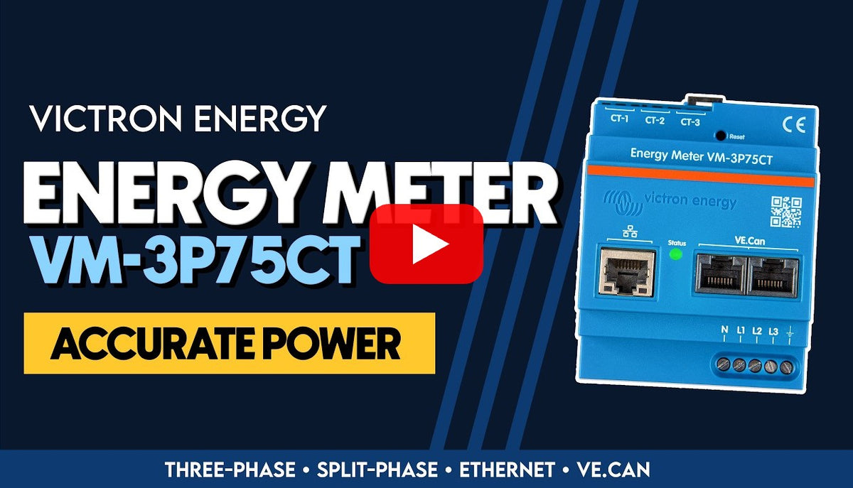 Victron VM-3P75CT energy meter