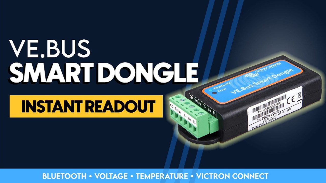 Wesley installs a Victron VE.Bus Smart Dongle on a MultiPlus-II at the Blue Marine shop