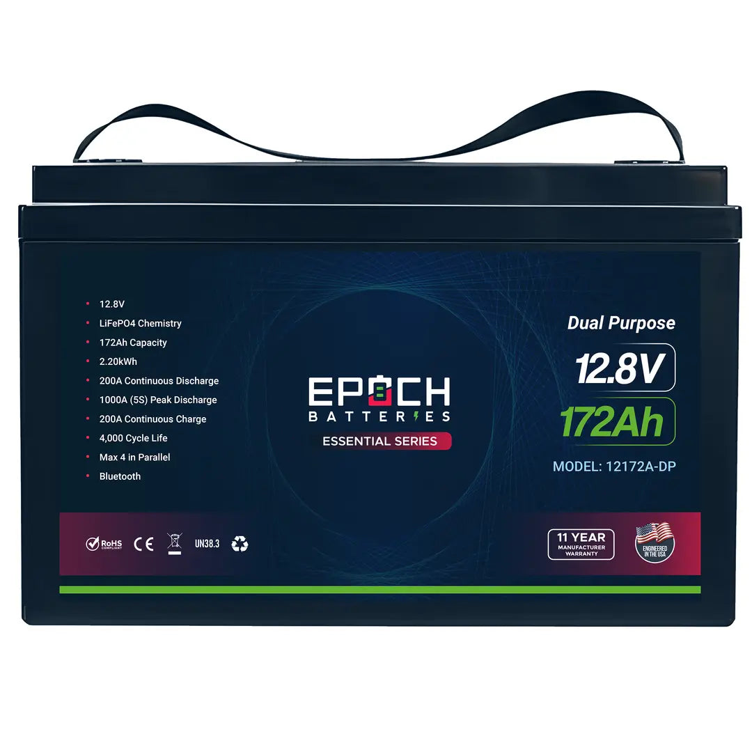 Epoch Essential Series LiFePO4 Batteries