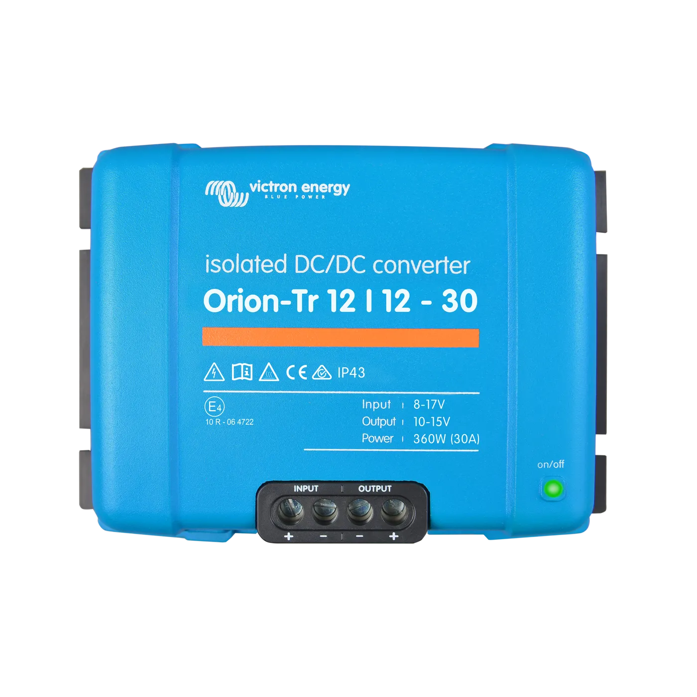 Victron Orion-Tr DC-DC Converter Isolated 12V 30A top view