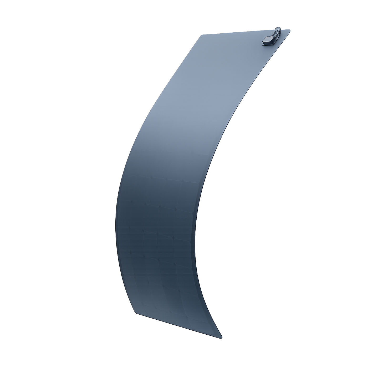 Sol-Go SG-189-IR 189W walkable impact-resistant flexible solar panel, flexed view