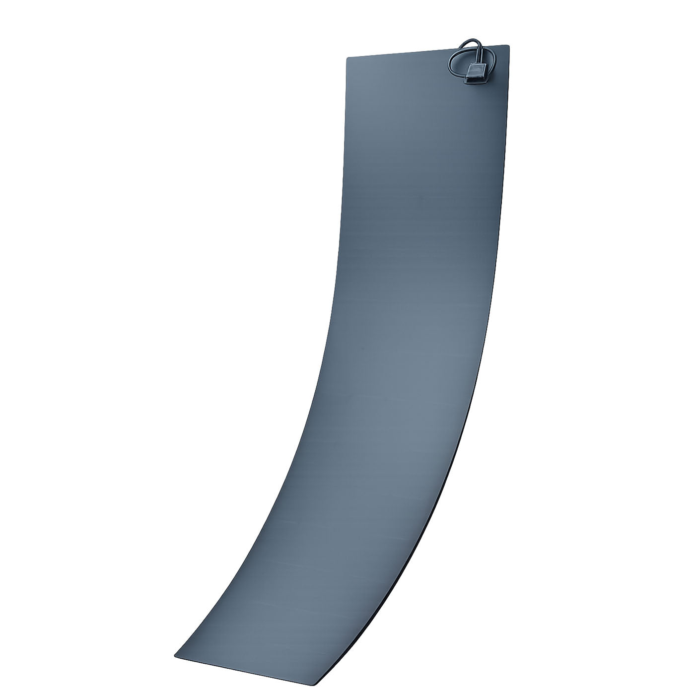 Sol-Go SG-135-IR 135W walkable impact-resistant flexible solar panel, flexed view