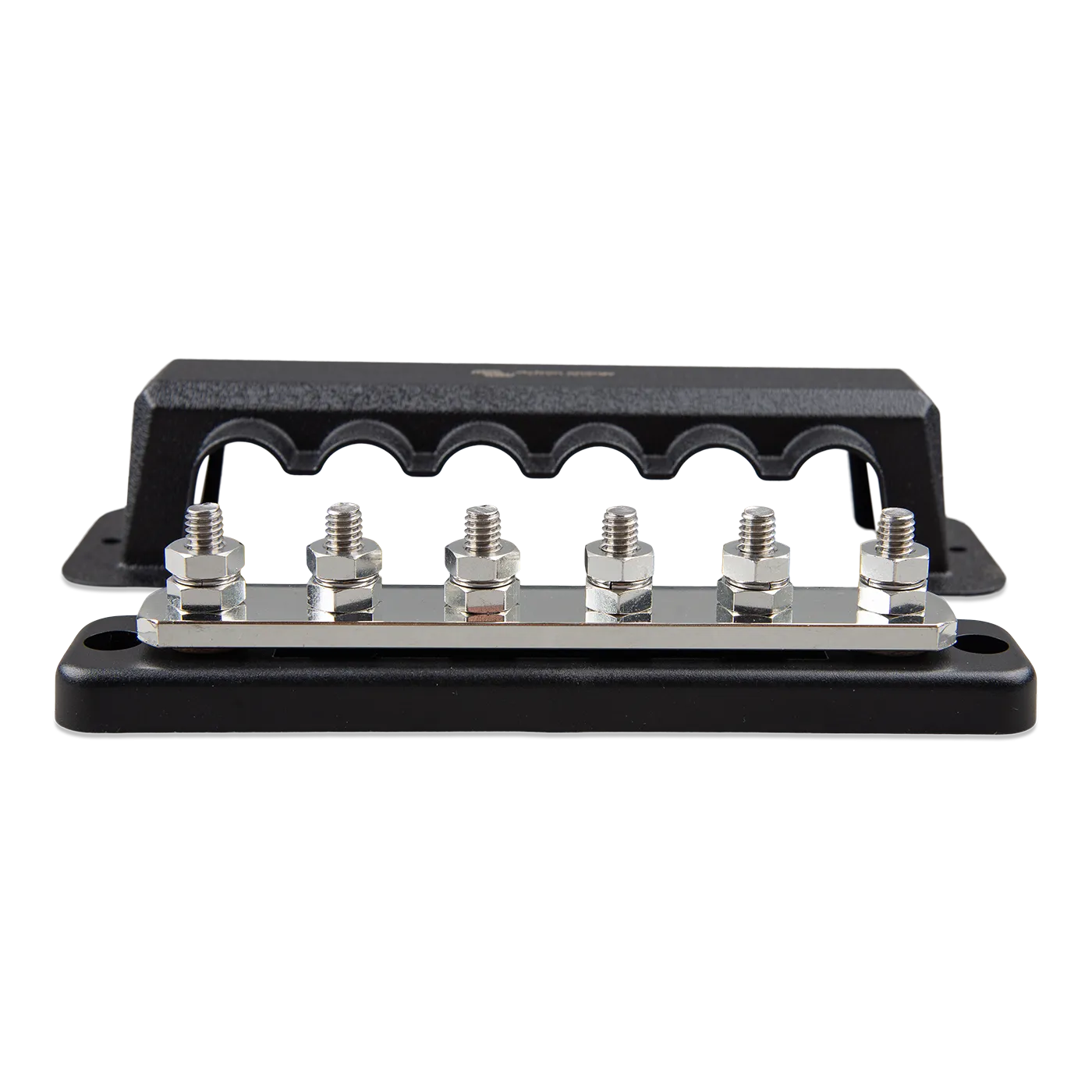 Victron Busbar 150A, 250A, 600A 6 point with cover front view