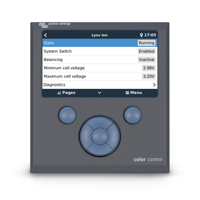 Victron Color Control GX display lynx