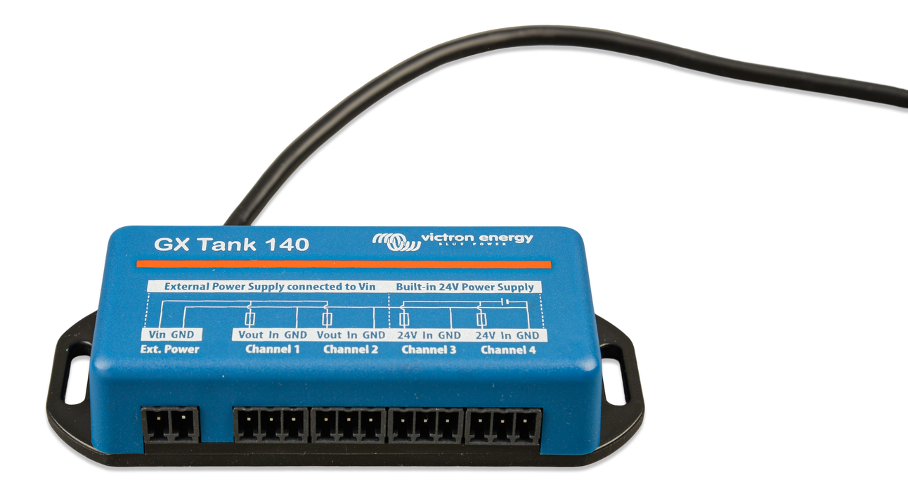 Victron GX Tank 140 top label