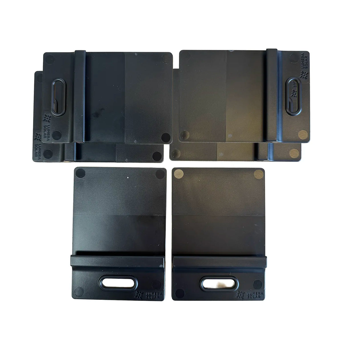 Lumera grommet pad kit, set of 6 stick-on mounting clips for flexible solar panels