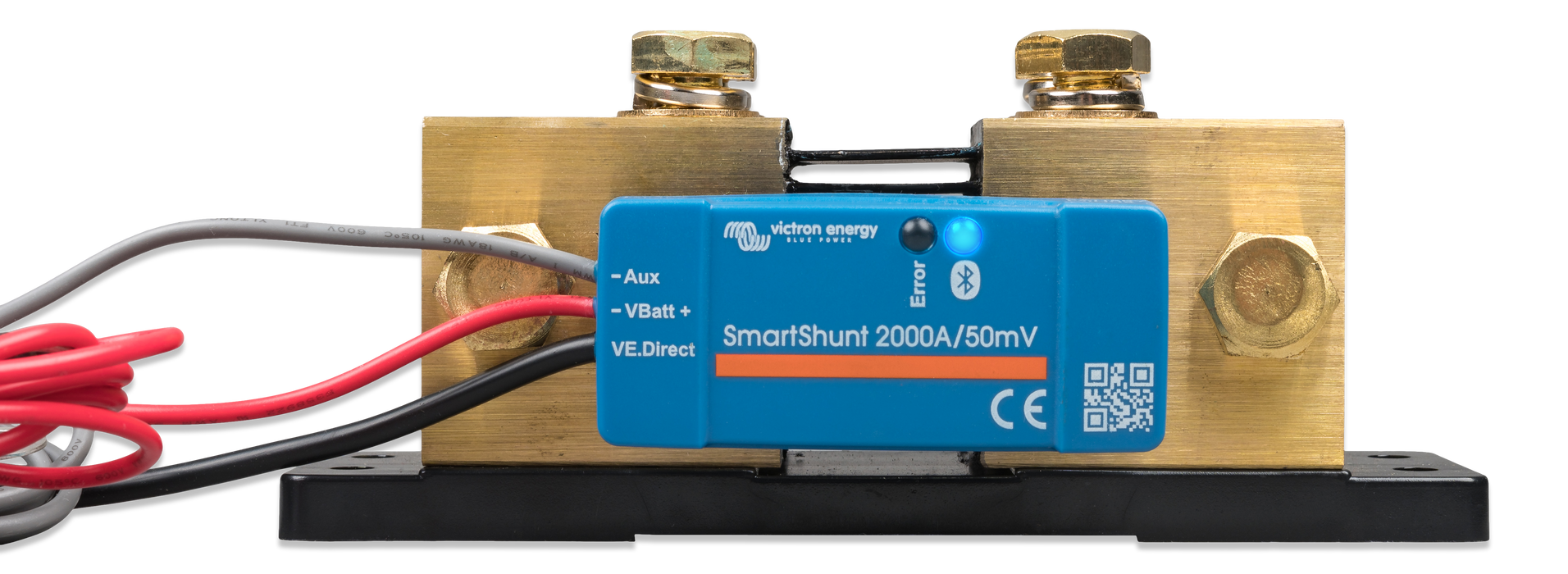 Victron SmartShunt front view with bluetooth