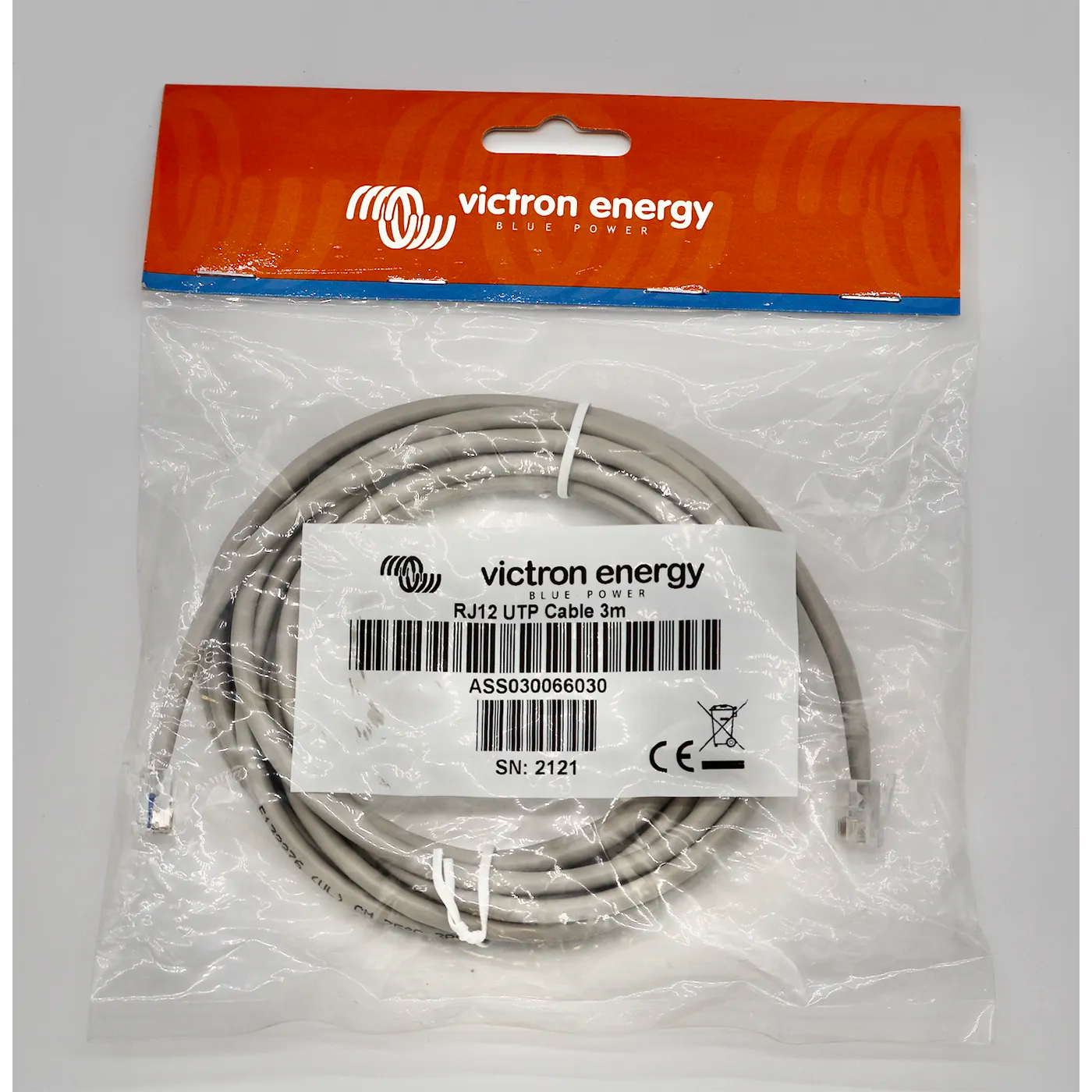 Victron RJ12 UTP Cable 3m