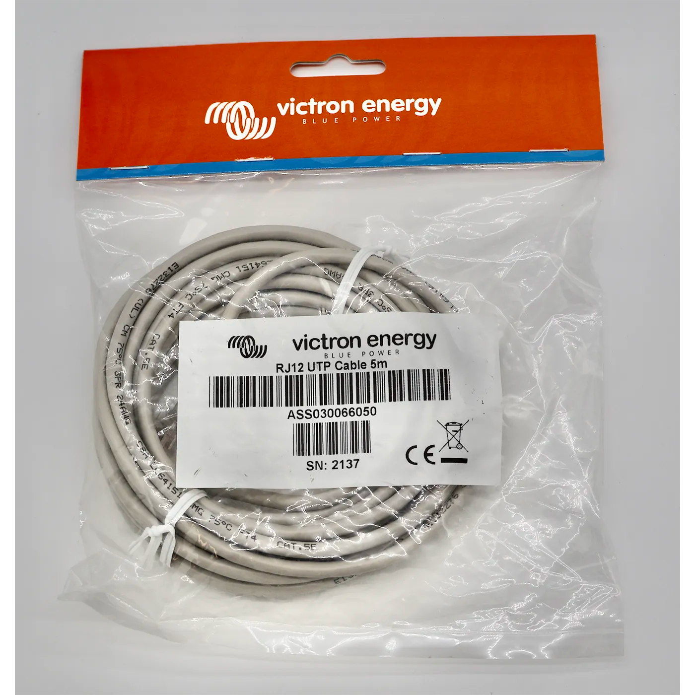 Victron RJ12 UTP Cable 5m