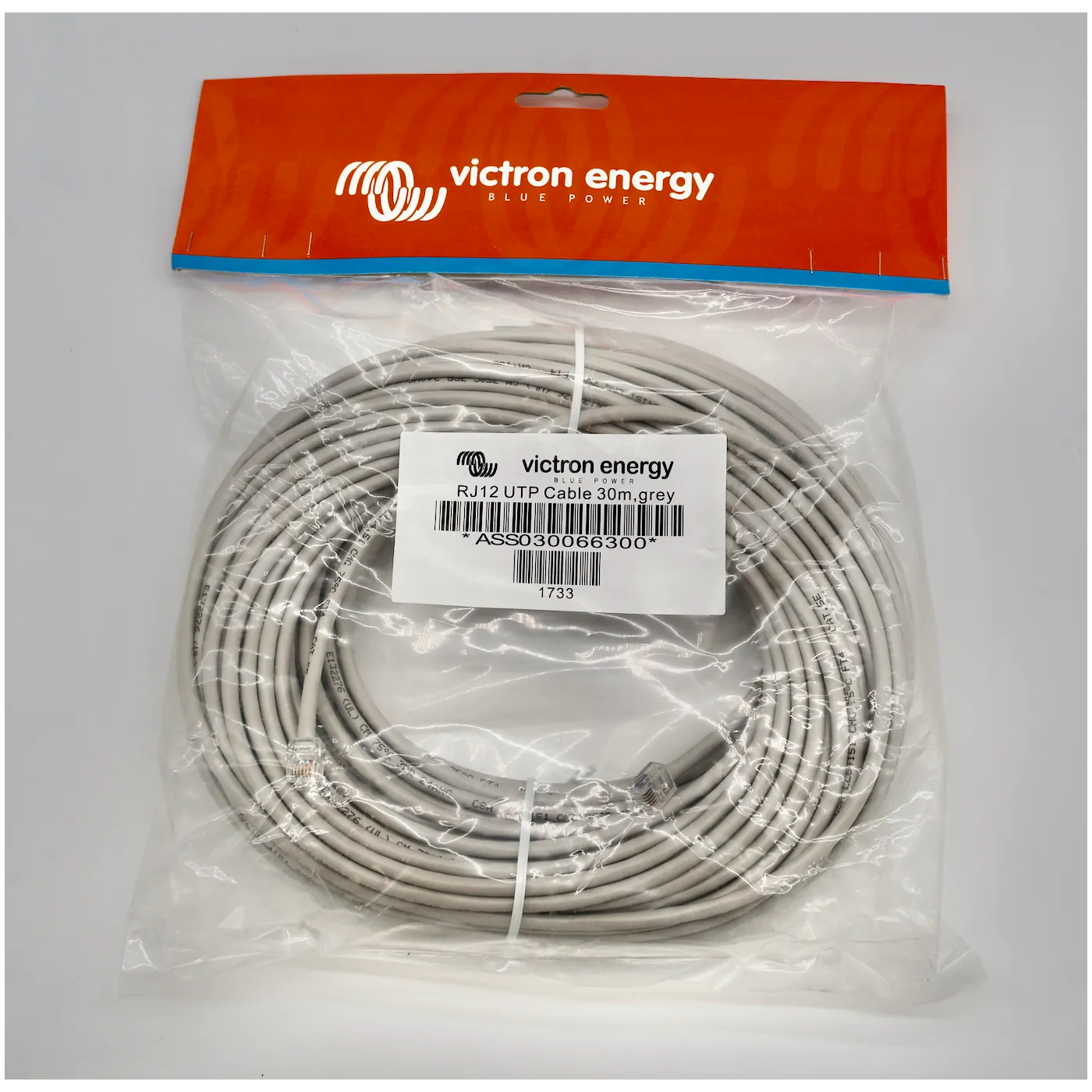 Victron RJ12 UTP Cable 30m