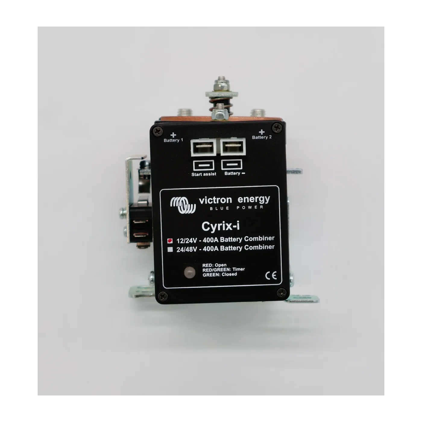 Victron Energy Cyrix Battery Combiner - I 12/24/400A label