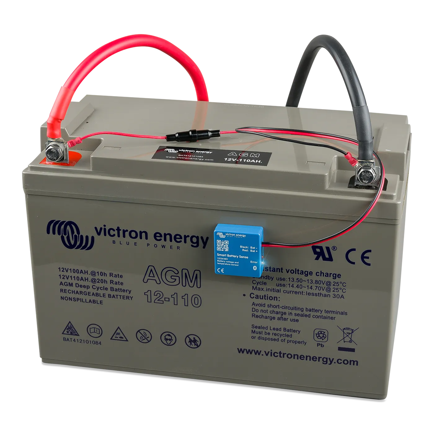 Victron Smart Battery Sense long range installed