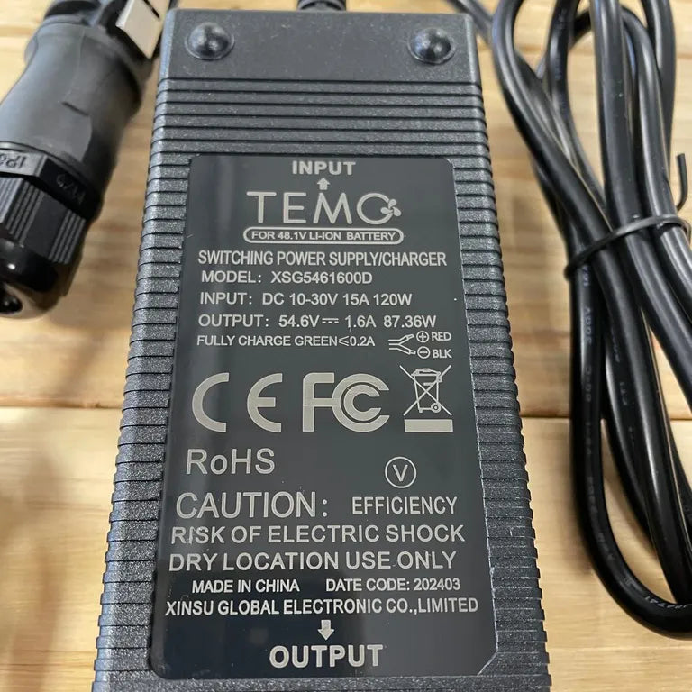 Temo 1000 - 12v DC Charger