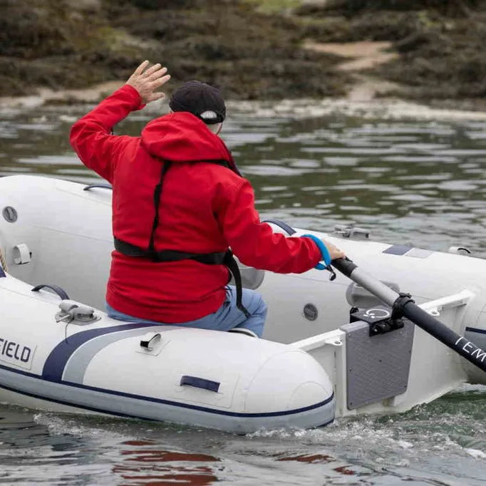 Temo 450 Removable Oarlock Fittingon on Dinghy