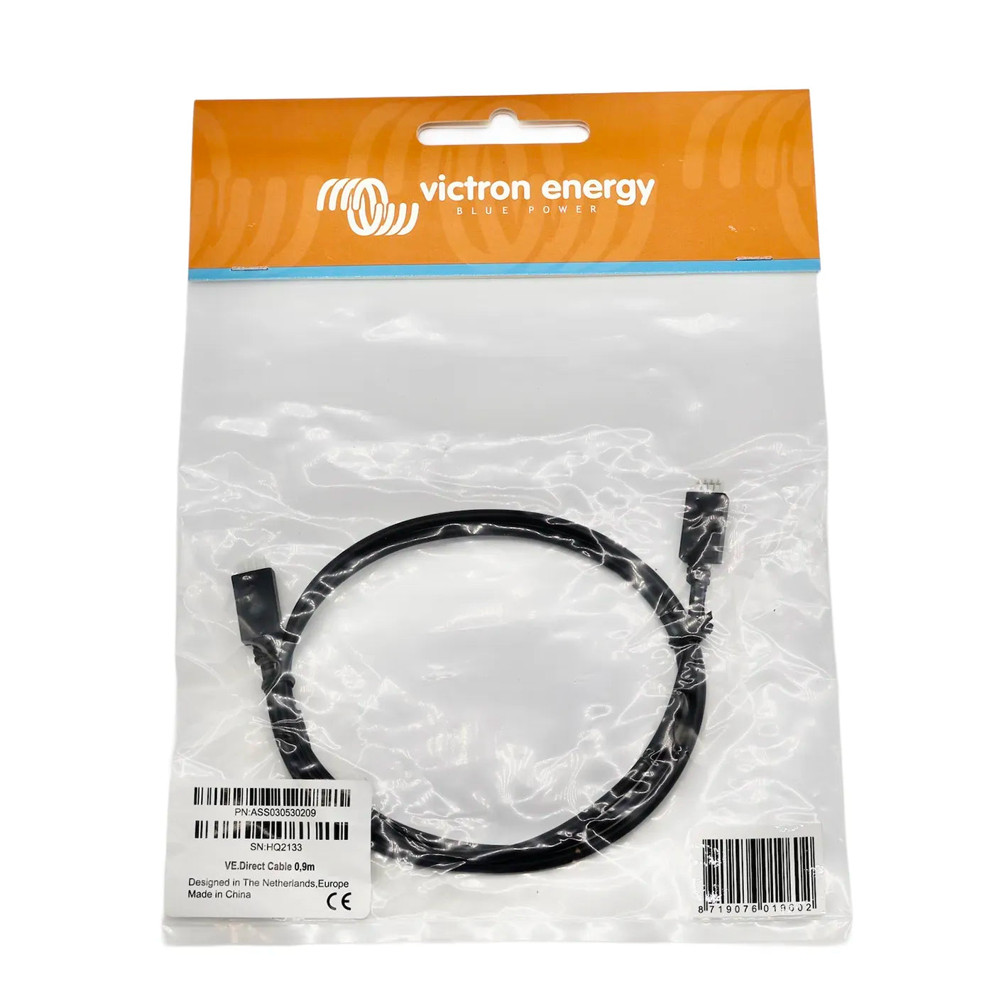 Victron VE.Direct cable 0.9m with straight connectors on both ends