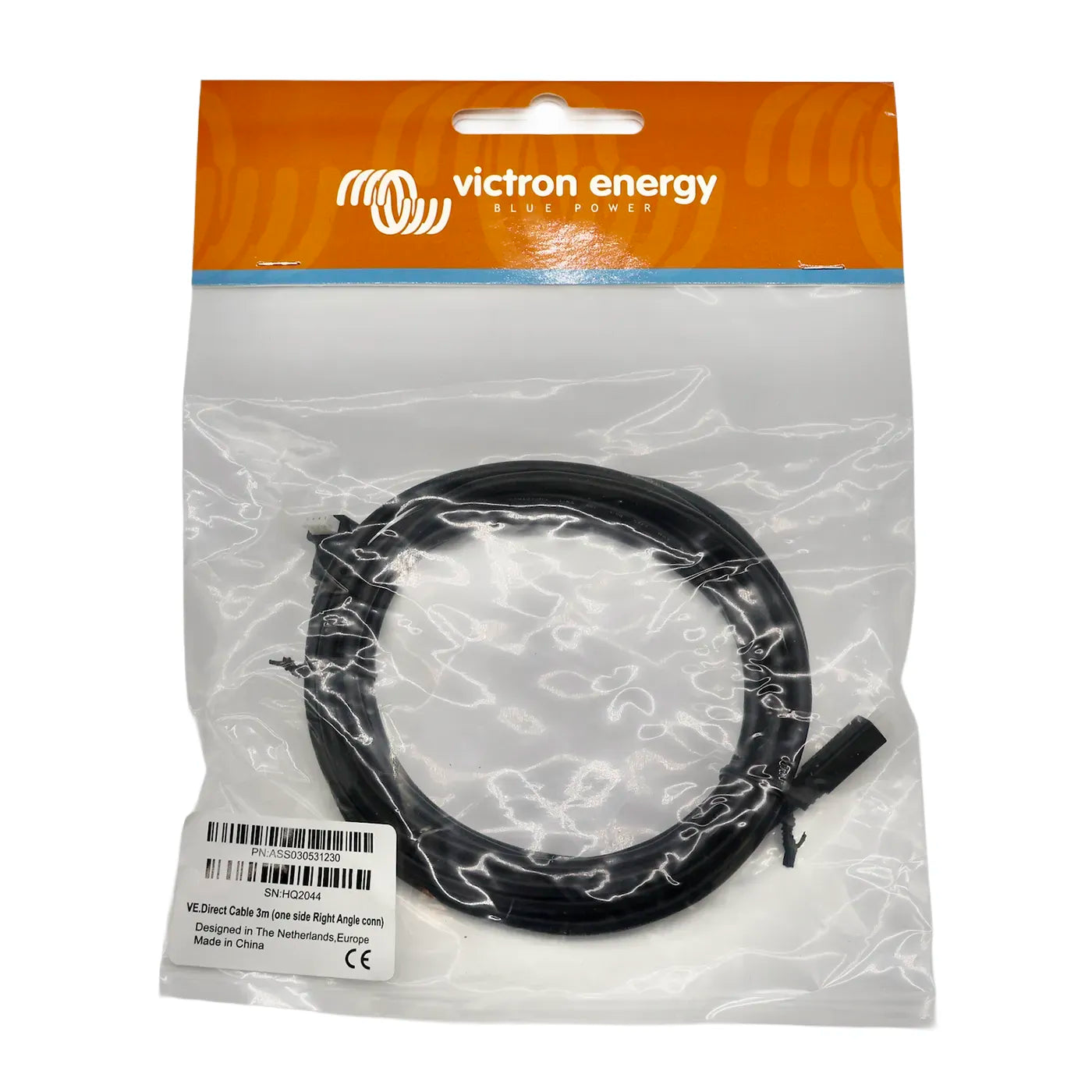 Victron VE.Direct cable 3m with one right-angle connector
