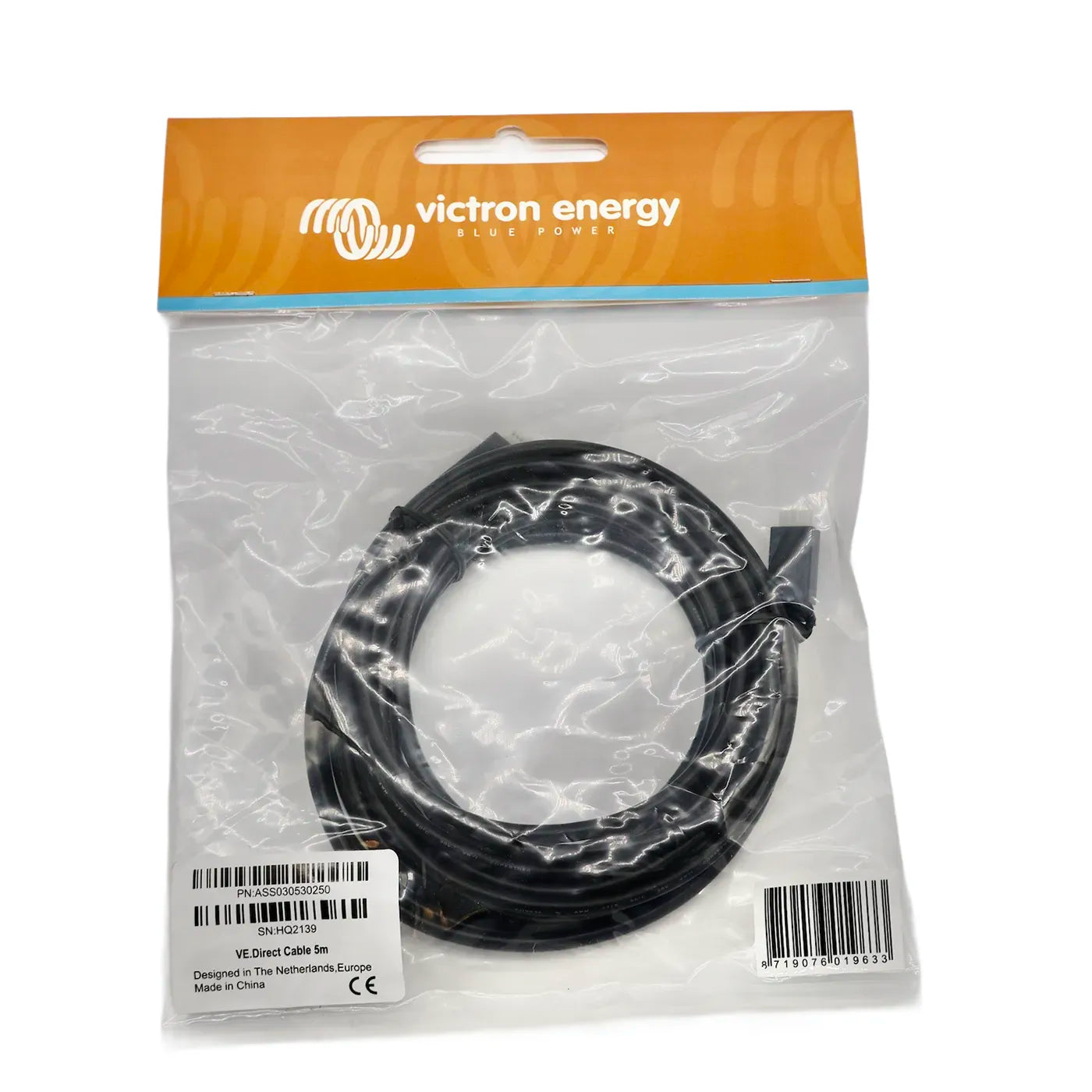 Victron VE.Direct cable 5m with straight connectors on both ends